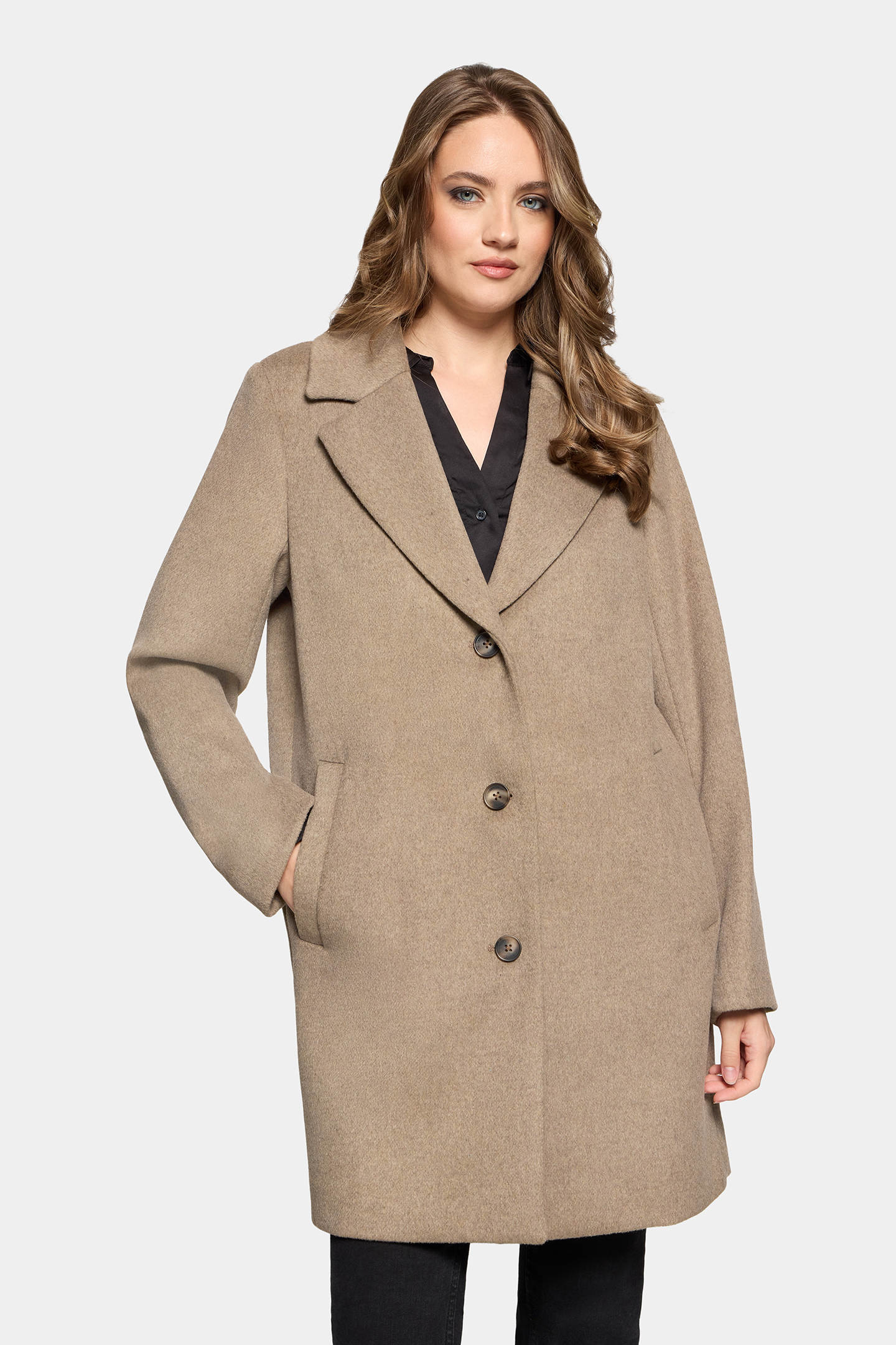 【ランプアイ】 Opera Coat Taupe Dixie Coat - Light Taupe | ROCKANDBLUE | ROCKANDBLUE