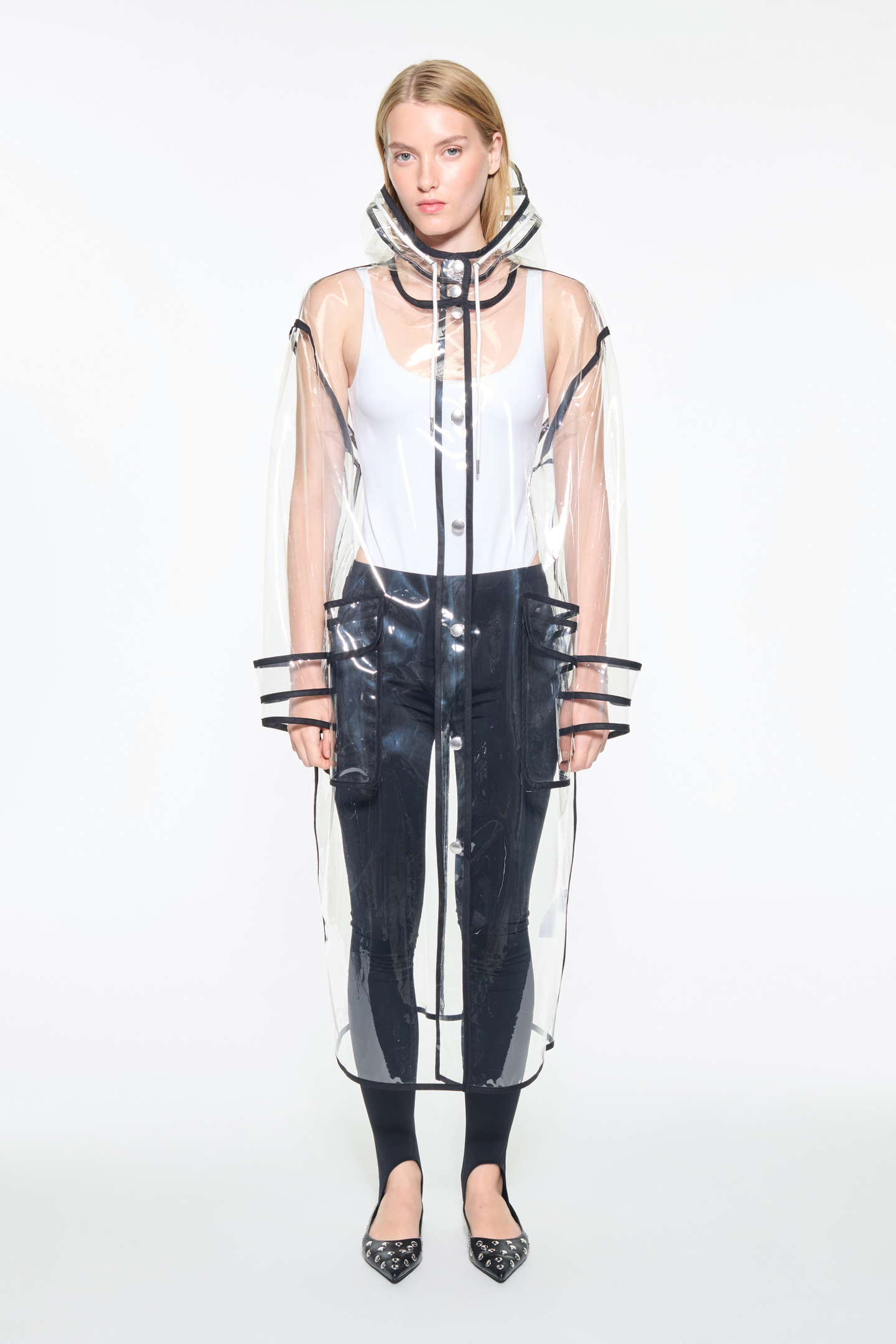 【関税込み】Stand Studio ブラック Izabella レザージャケット STYLEBLOCK レザージャケット ライダース 合皮ダブルライダース