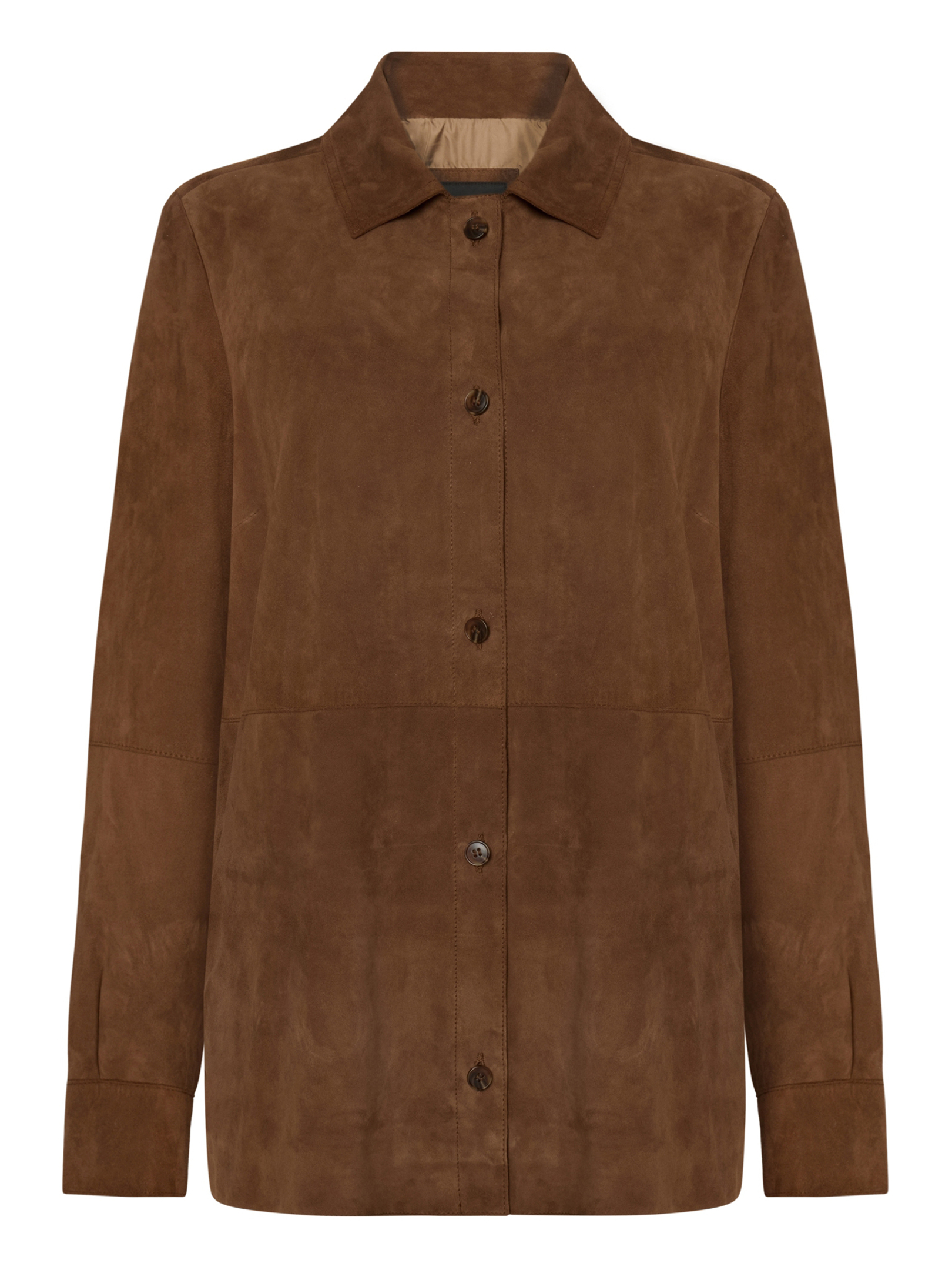 Cassy Shirt Jacket - Walnut | ROCKANDBLUE | ROCKANDBLUE