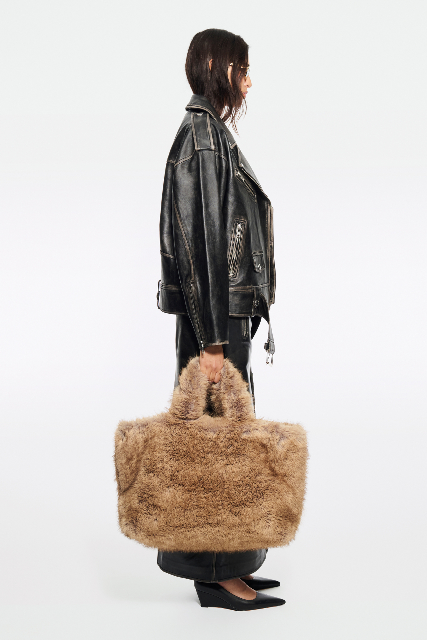 STAND STUDIO | Livi Fur Tote