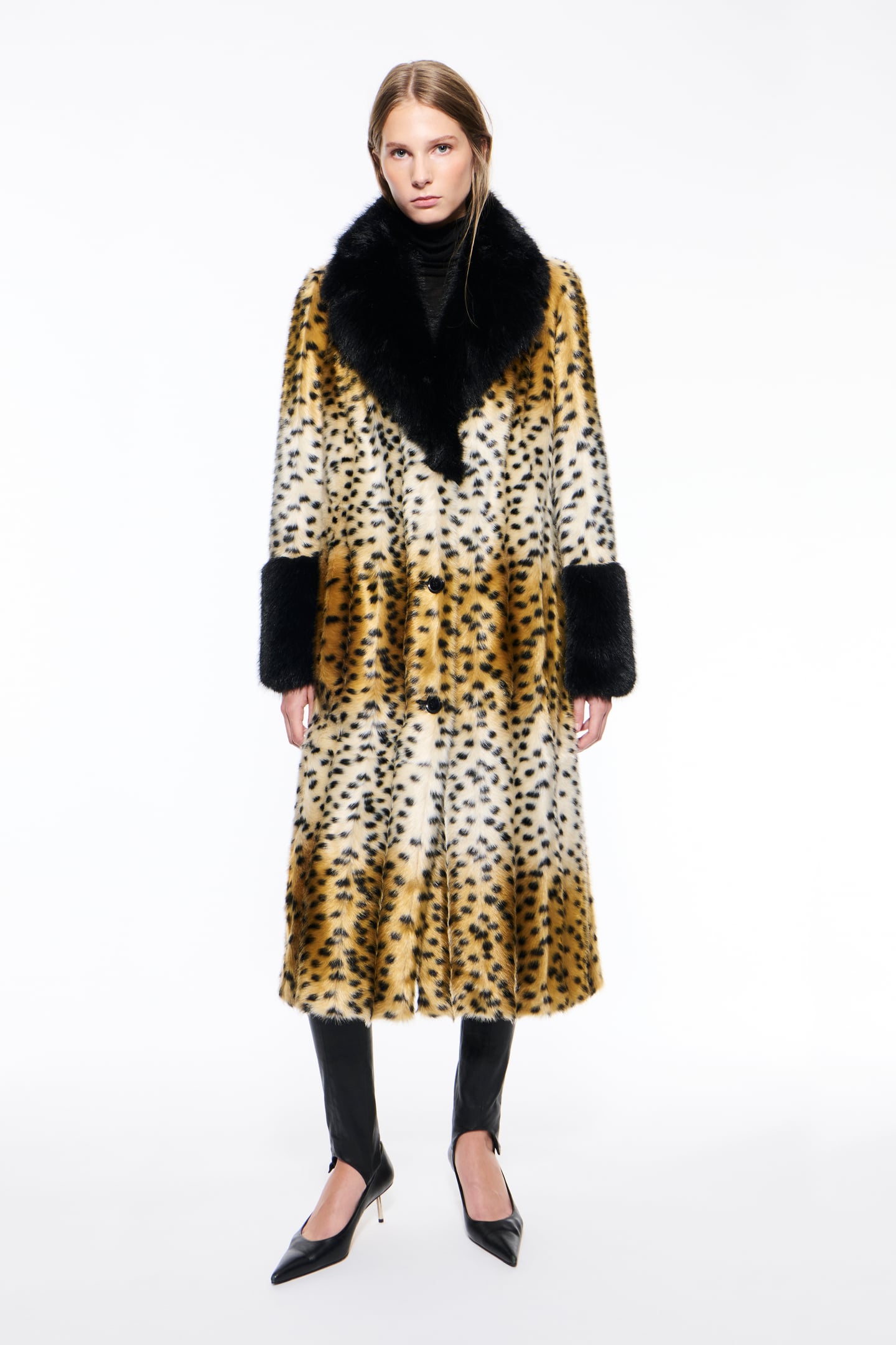 sunsea JOSEPH FELTON COAT ラビットファー STAND STUDIO | Filippa Coat - Soft Faux Fur - Leo - Womens - STAND