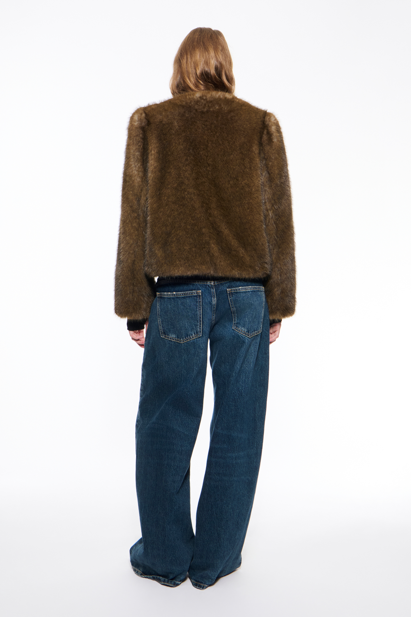 ジャケット・アウター theredthread Ssweat jacket cropped skirt THEREDTHREAD / ザレッドスレッド】S suede wrap skirt