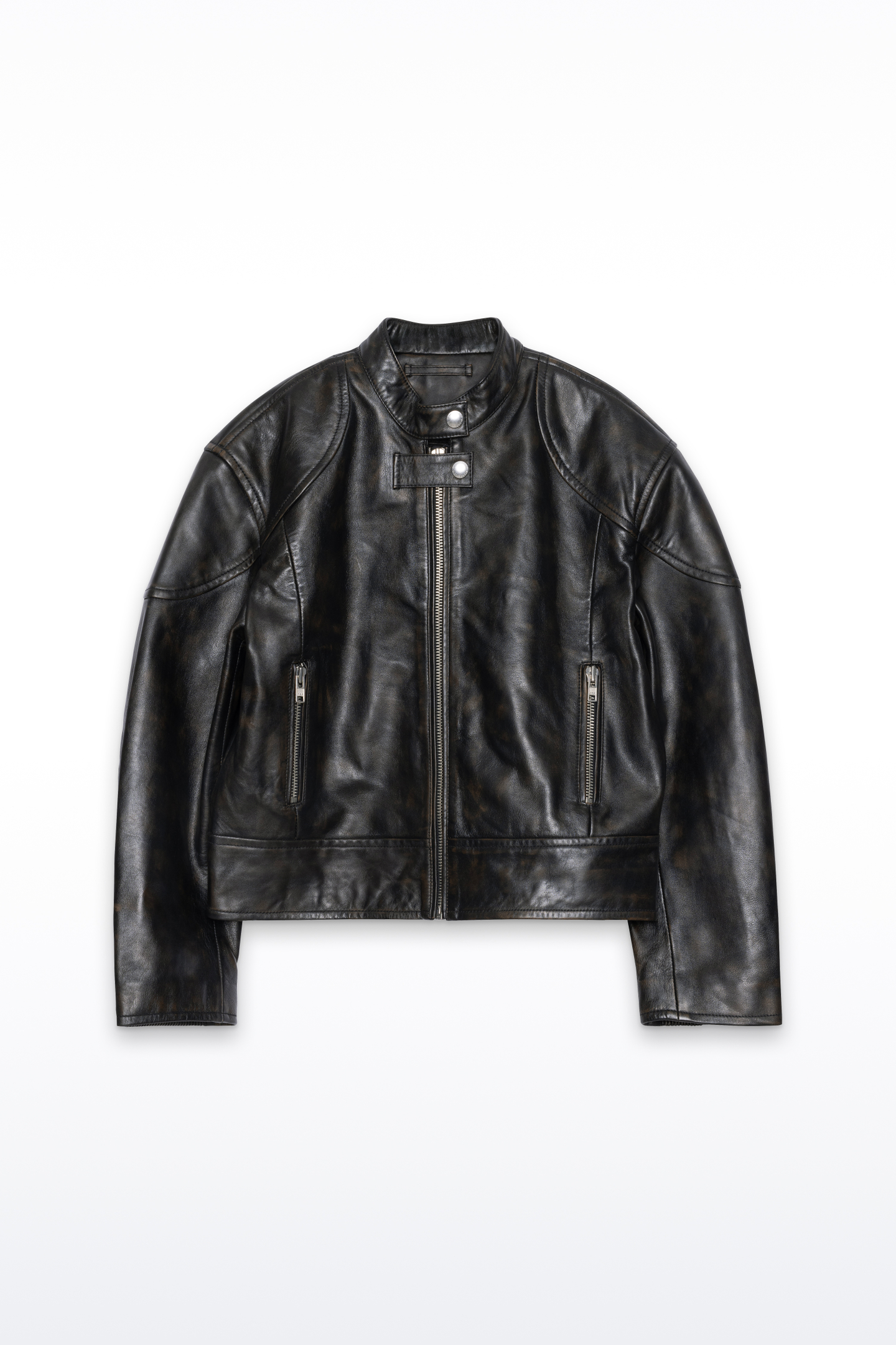 STAND STUDIO | Romy Jacket - Lamb Leather - Mocha Brown - Womens