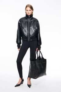 STAND STUDIO | Coda Jacket - Faux Leather - Black/Brown - Womens
