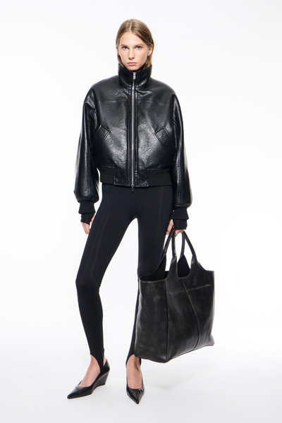 STAND STUDIO | Coda Jacket - Faux Leather - Black/Brown - Womens