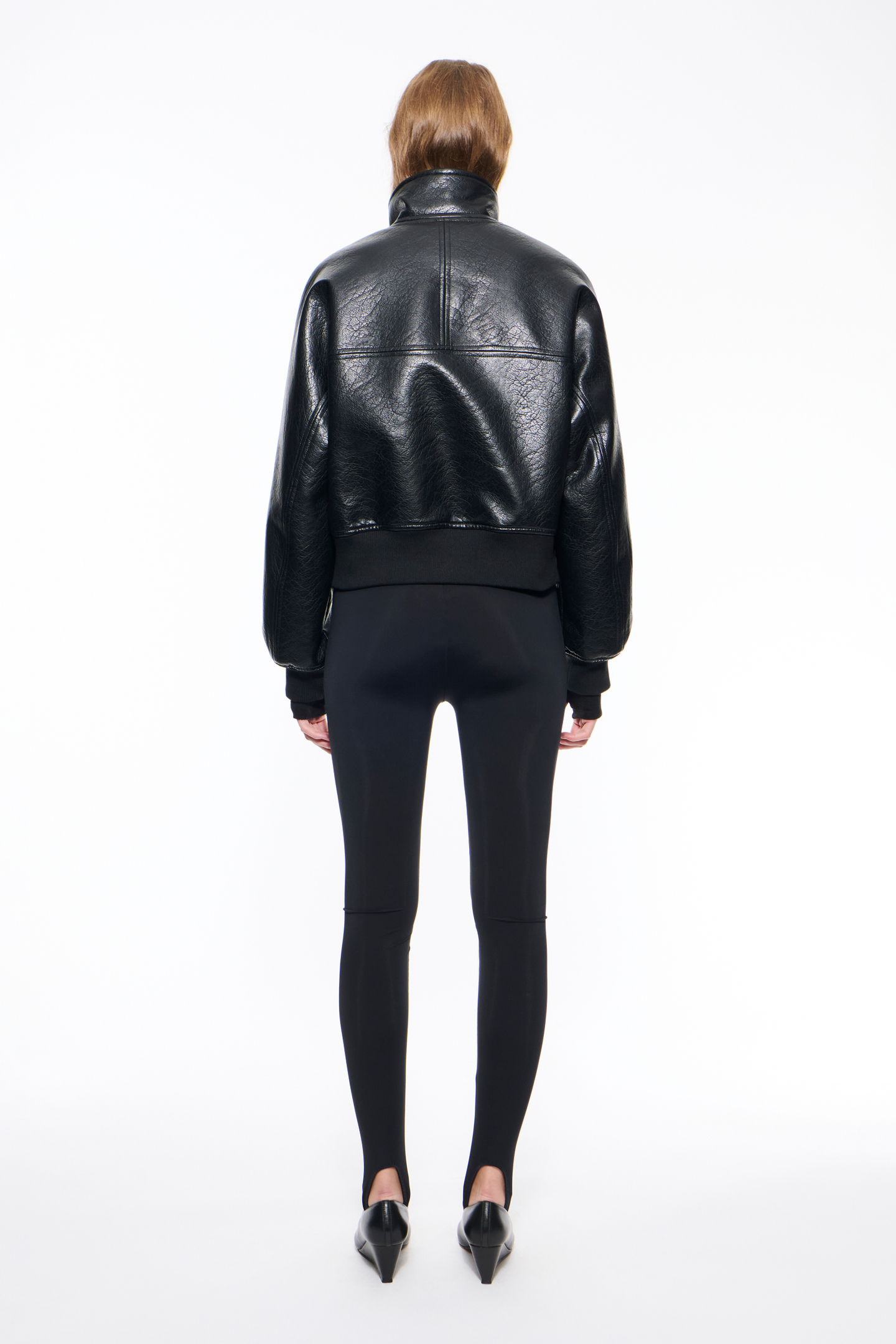 STAND STUDIO | Coda Jacket - Faux Leather - Black/Brown - Womens