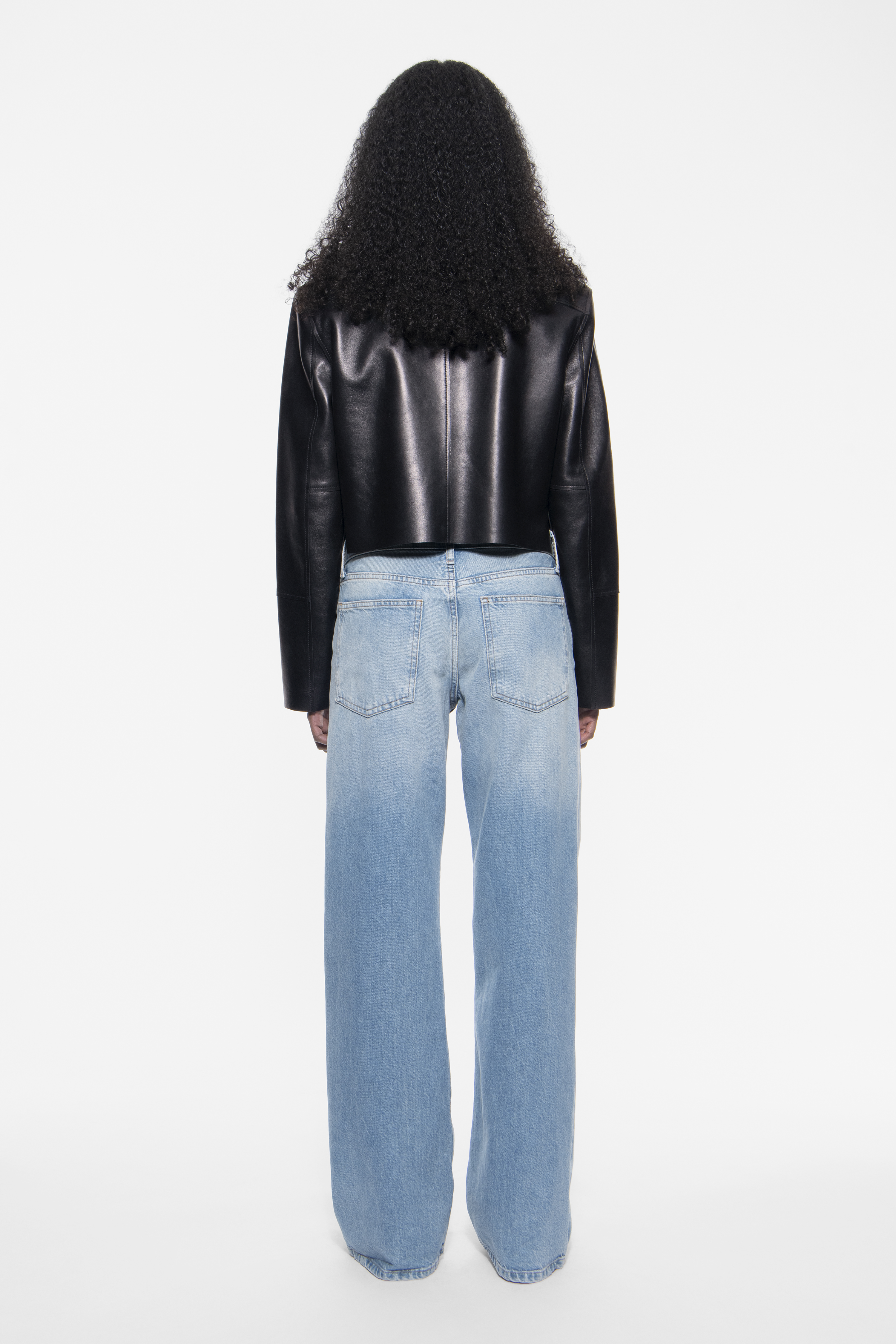 STAND STUDIO | Luz Jacket - Supple Lamb Nappa Leather - Black