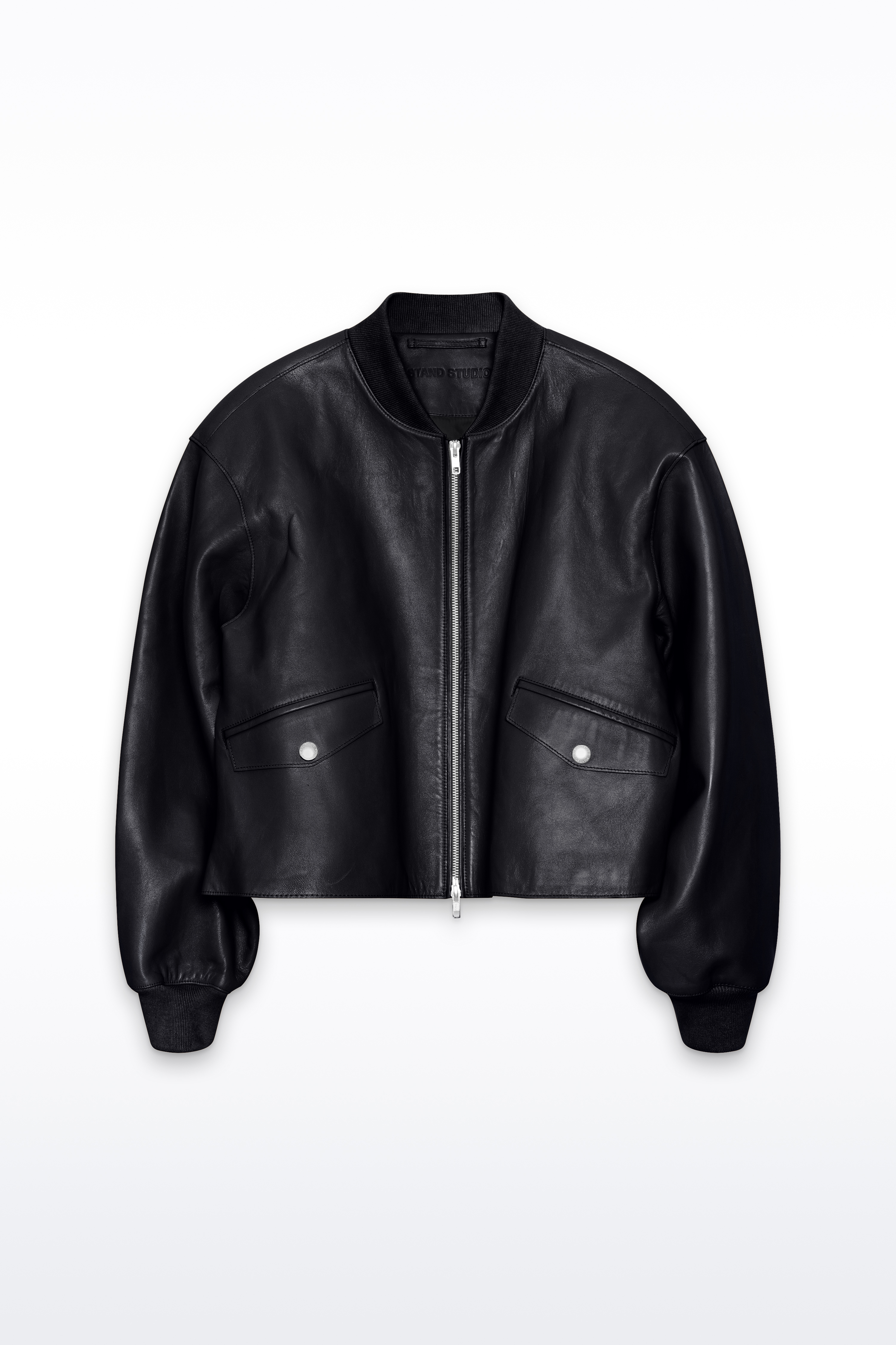 STAND STUDIO | Luz Jacket - Supple Lamb Nappa Leather - Black