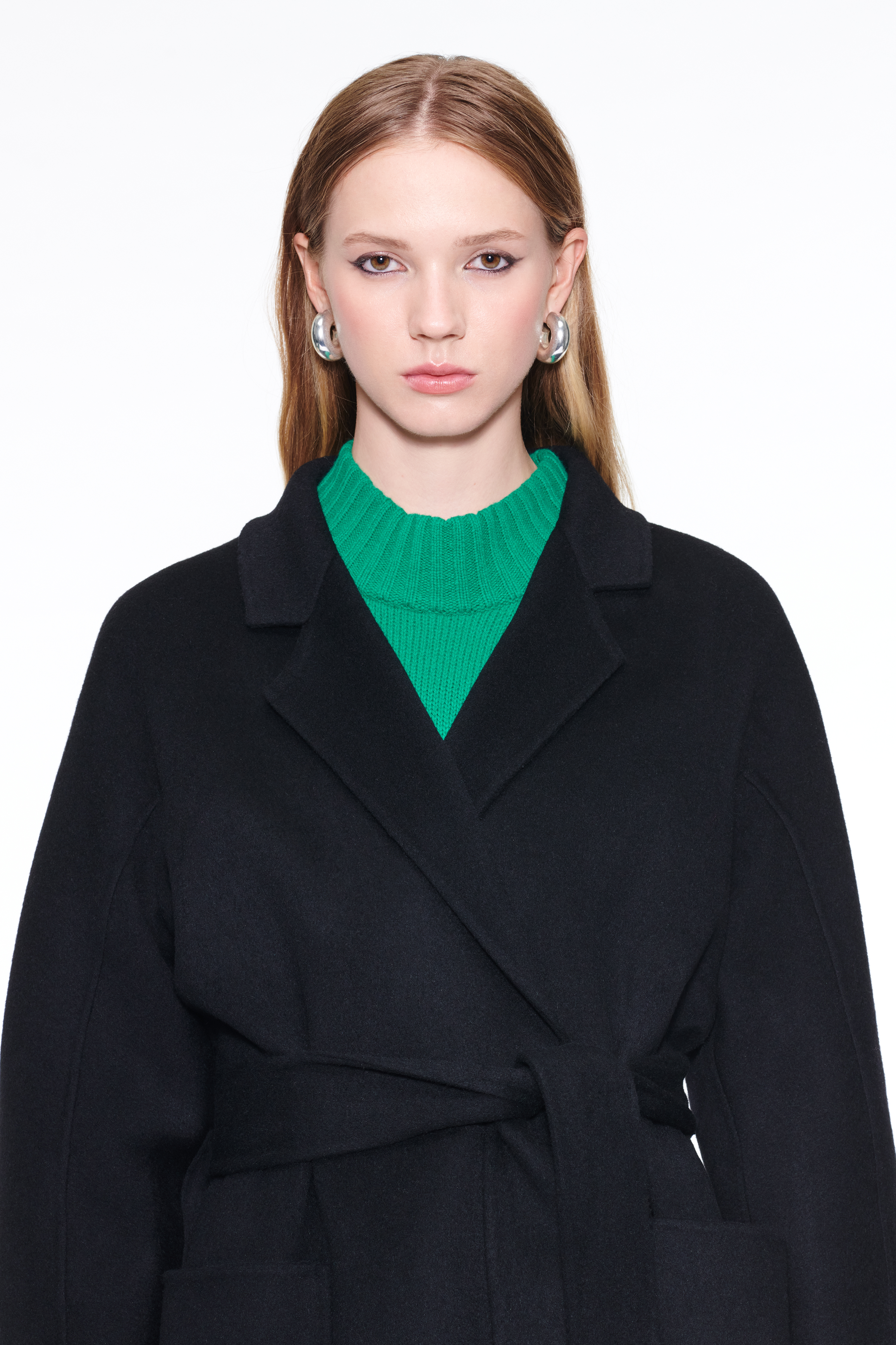 【関税込み】Stand Studio ブラック Claudine コート STAND STUDIO | Claudine Long Coat - Black | STAND STUDIO